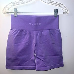Medium Nvgtn Seamless Spandex Shorts in Lilac